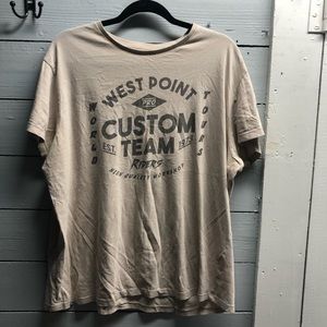 Cedarwood State Mens Short Sleeve Graphic Tee White and Gray XLarge